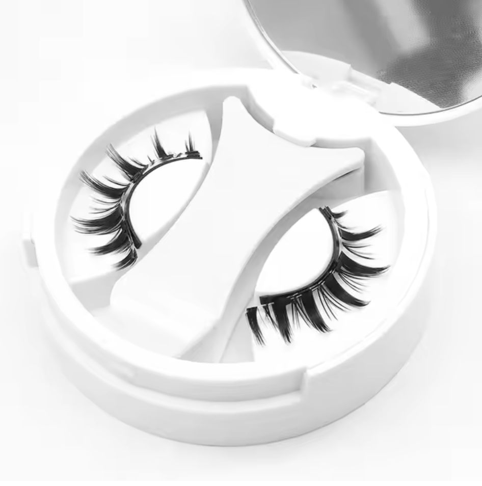 Professional Design Lash Glue Free Magnetic False Eyelashes with Anchor No Glue No Liner Reusable Magnetic Eyelashes