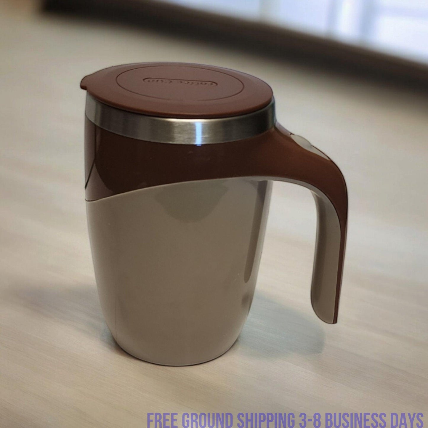 Aqualeeta Automatic Magnetic Stirring Coffee Cup Automatic Magnetic Stirring Coffee Cup - Luminous Bear