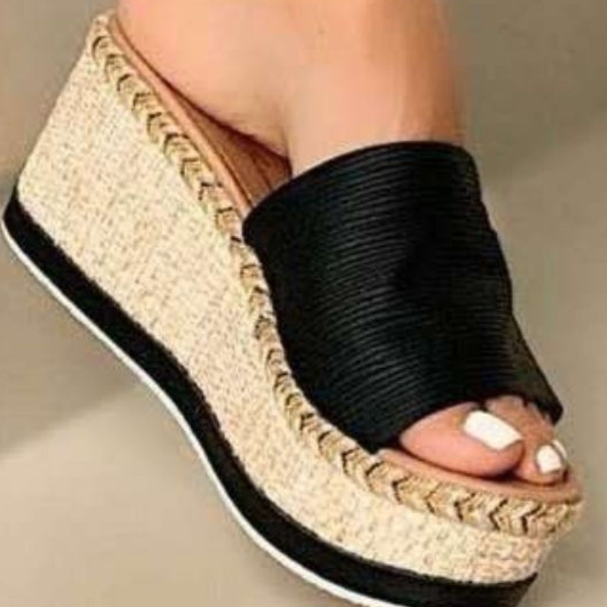 PU Leather Open Toe Sandals - Luminous Bear Shop