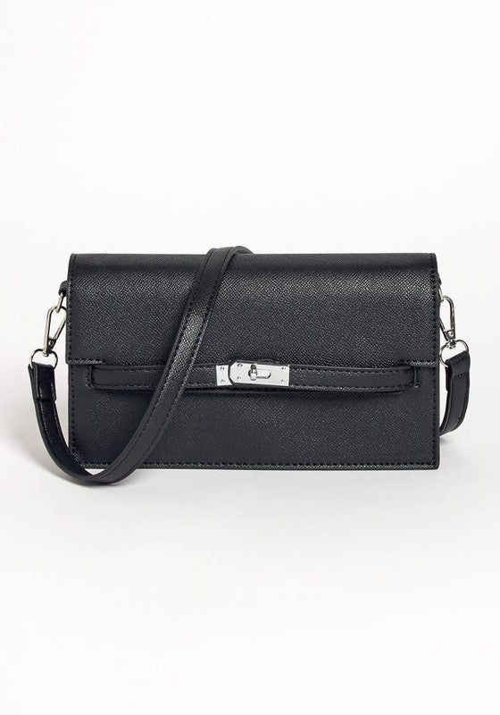 LEATHER FLAP ENVELOPE BAG - Luminous Bear Shop