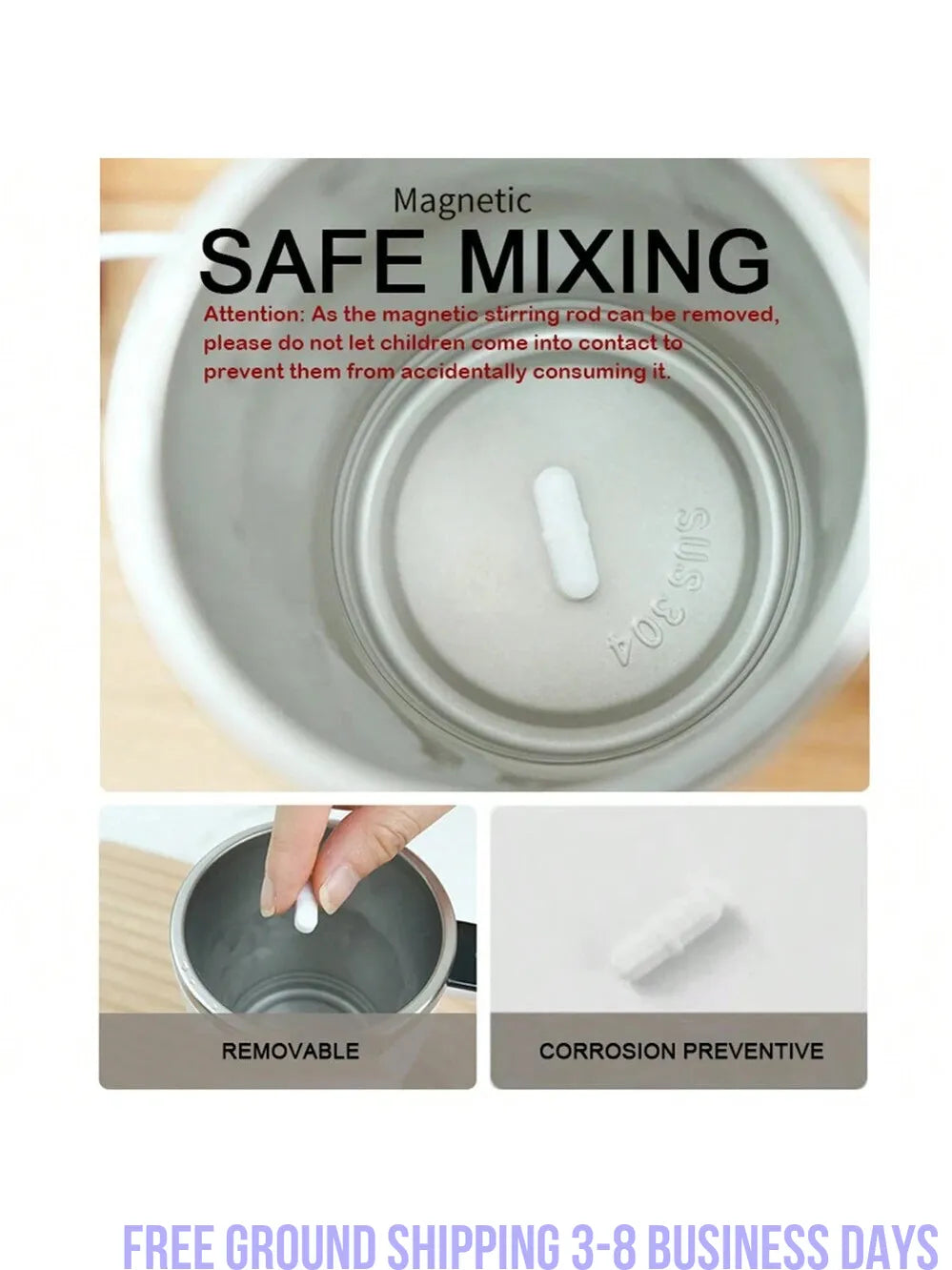 The Ultimate Self-Stirring Coffee Companion, Ship from USA