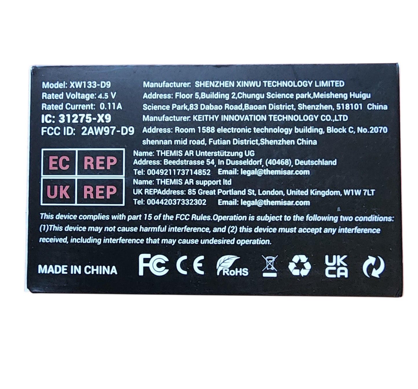 Wireless Video Doorbell Camera with Intercom – Smart Visual Doorbell, 640x480 HD, Loop Recording, Battery Powered