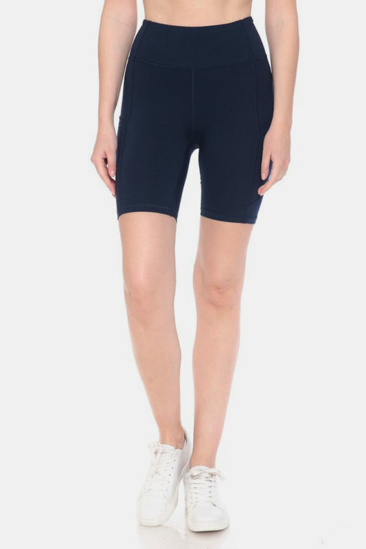 Leggings Depot Full Size High Waist Active Shorts - Luminous Bear Shop