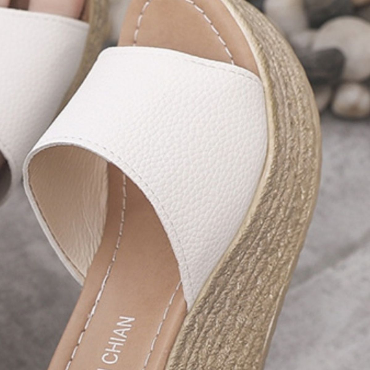 PU Leather Open Toe Sandals - Luminous Bear Shop