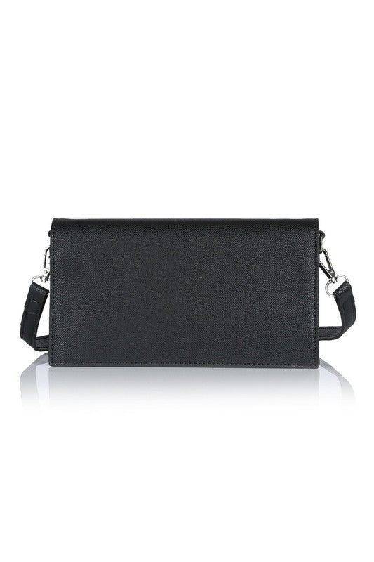 LEATHER FLAP ENVELOPE BAG - Luminous Bear Shop