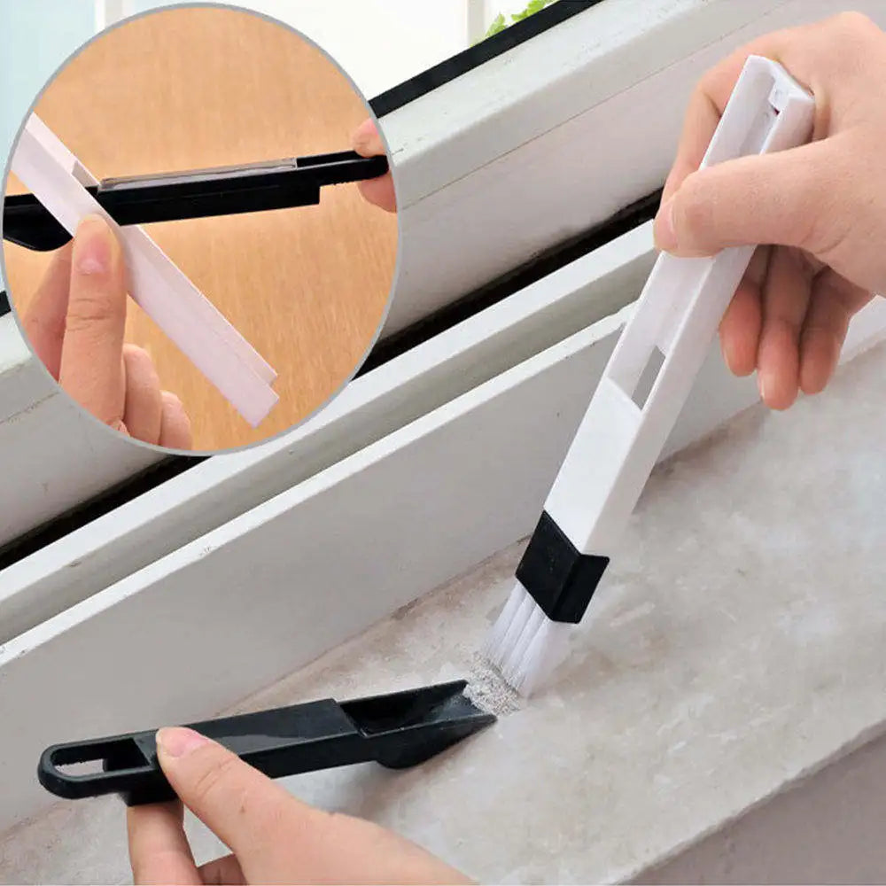 Pack of 5 Multipurpose Cleaning Brush with Dustpan – Window, Door, & Keyboard Dust Cleaner