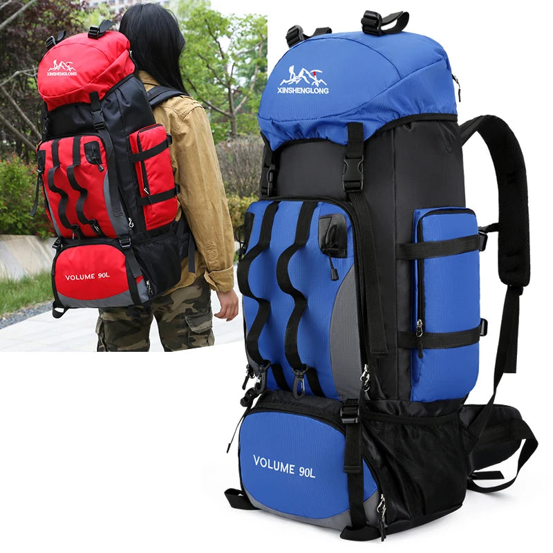 90L Large Capacity Outdoor Backpack – Built for Extended Adventures