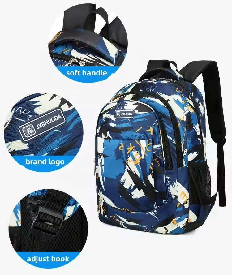 Large-Capacity Outdoor & Business Casual Backpack – Travel, School & Sports Bag for Teens and Students