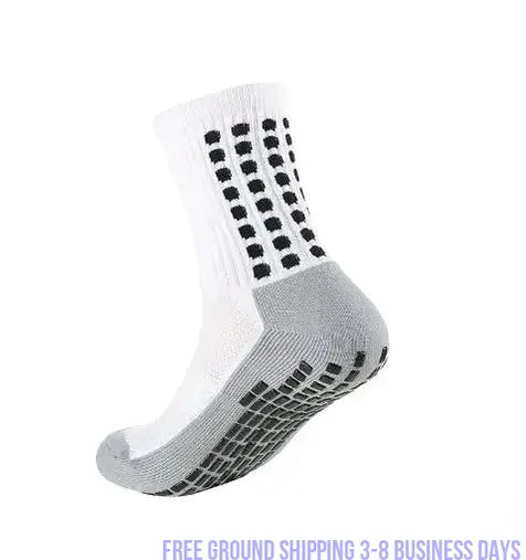 Grip Sports Socks Set of 5 Anti-Slip for Football, Soccer & Cycling Ship from USA