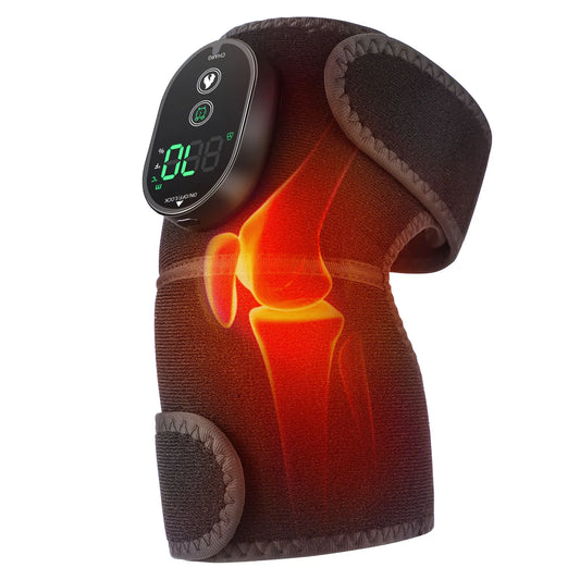 Electric Knee Heating Pads Multifunctional Heated Shoulder Elbow Knee Pad Portable 6 Gear Hot Compress Knee Brace USB Charging