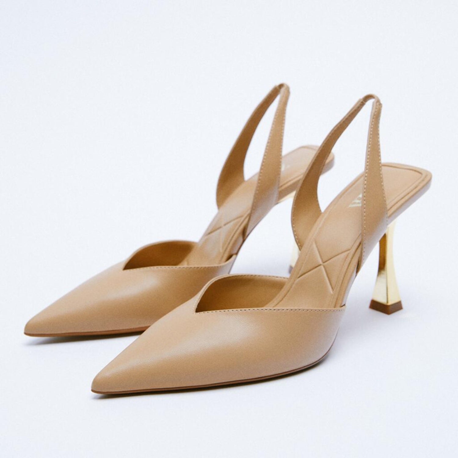 PU Leather Point Toe Stiletto Heel Pumps - Luminous Bear Shop