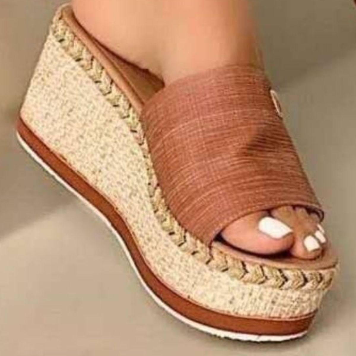 PU Leather Open Toe Sandals - Luminous Bear Shop