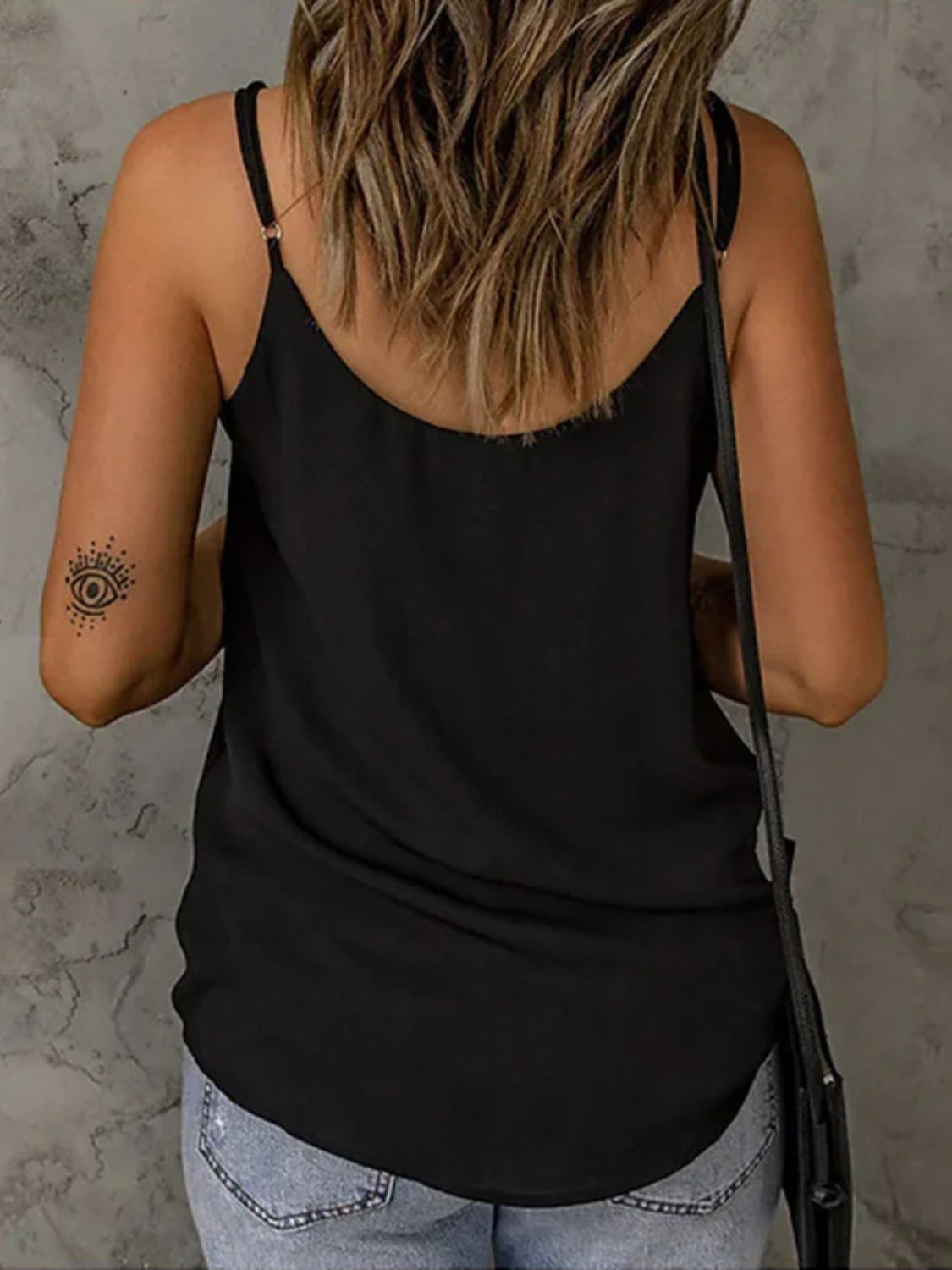 Full Size V-Neck Spaghetti Strap Cami - Luminous Bear Shop