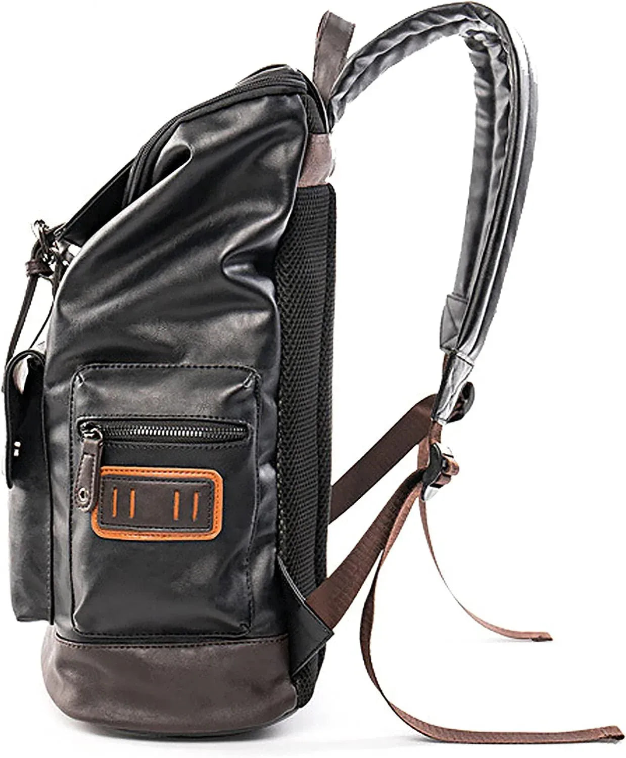 Premium Leather Laptop Rucksack – Water-Resistant 15″ Professional Pack