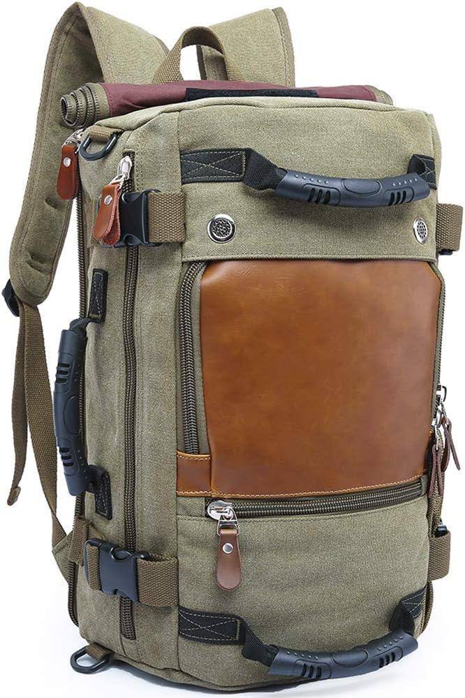 Canvas Travel Backpack – Convertible 30L Multi-Function Design