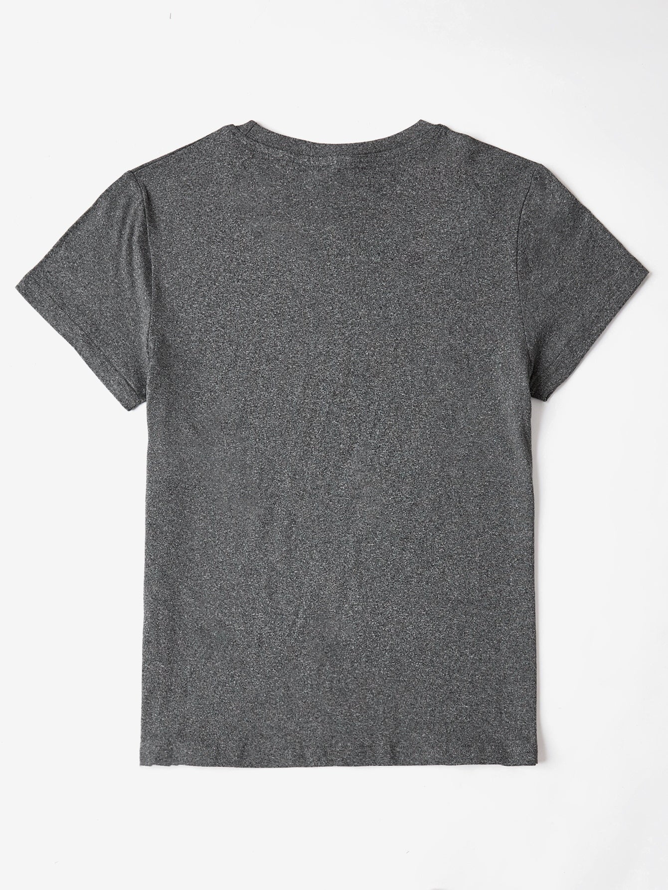 Graphic Round Neck Short Sleeve T-Shirt - Luminous Bear