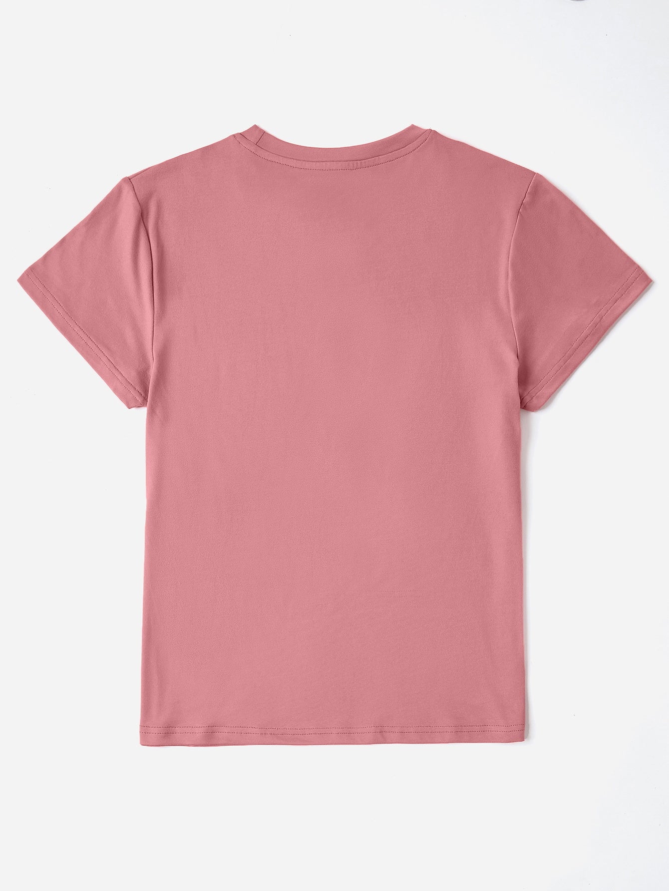 Graphic Round Neck Short Sleeve T-Shirt - Luminous Bear